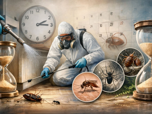 Скільки часу триває дія професійної дезінсекції