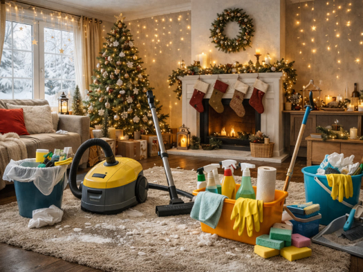 Как подготовить квартиру к празднованию Нового года: уборка без паники
