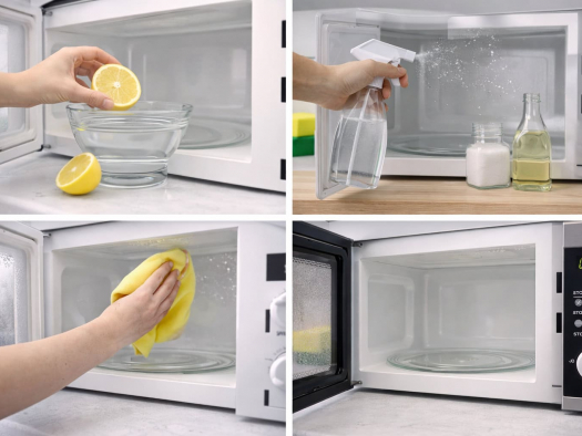 Як почистити мікрохвильовку за 5 хвилин