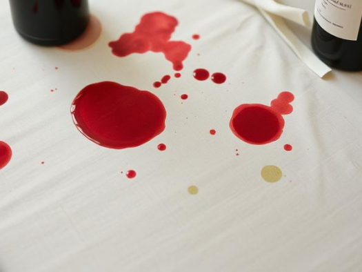 Как убрать пятна от красного вина, кофе и жира на разных поверхностях.