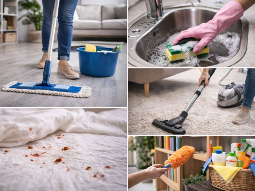 Як самостійно виконати генеральне прибирання квартири та будинку