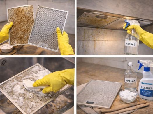 Як відмити кухонну витяжку від жиру домашніми методами