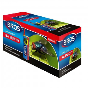Клеевая лента "BROS" от мух (100 шт)