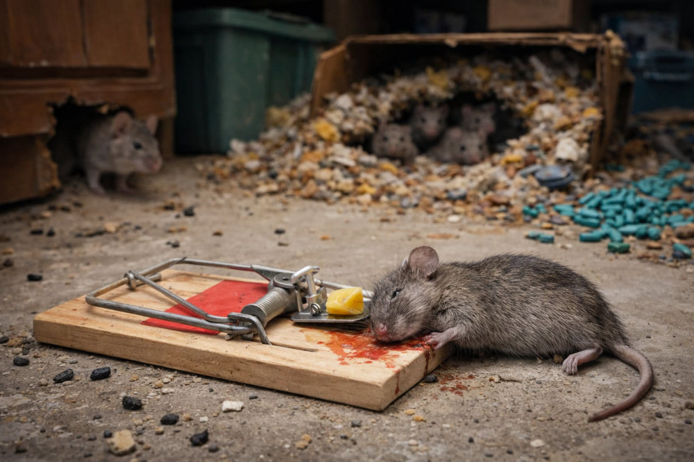 Чому пастки на мишей не вирішують проблему повністю