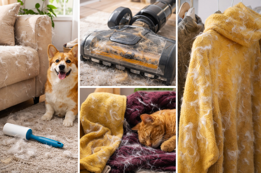 Почему шерсть животных так трудно убрать