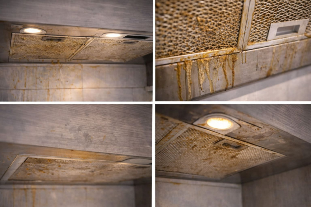 Чому жир на витяжці накопичується так швидко