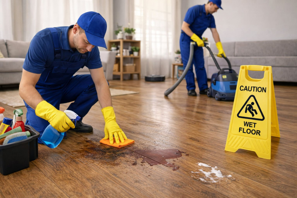 Коли звернутися до клінінгової компанії для чистки ламінату