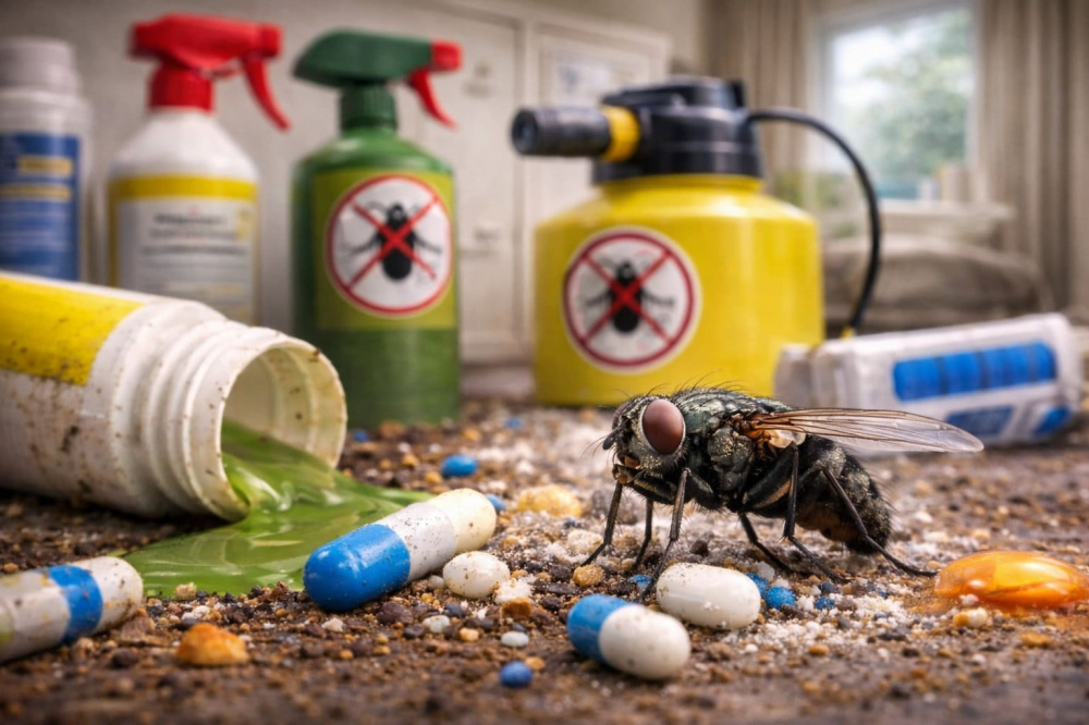 Мухи та їх здатність виробляти імунітет до препаратів