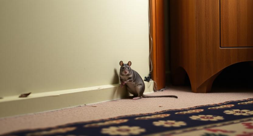 Наличие крысиных экскрементов