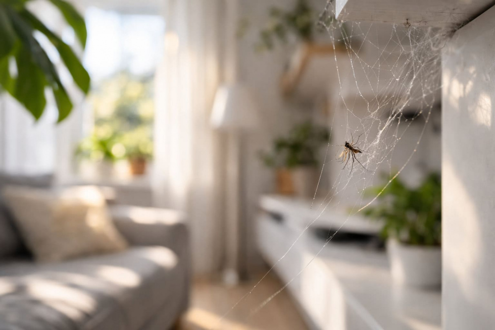 Павуки як природні хижаки комах у квартирі