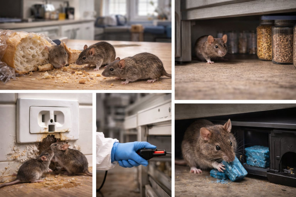 Поведінка мишей у житлових і комерційних приміщеннях