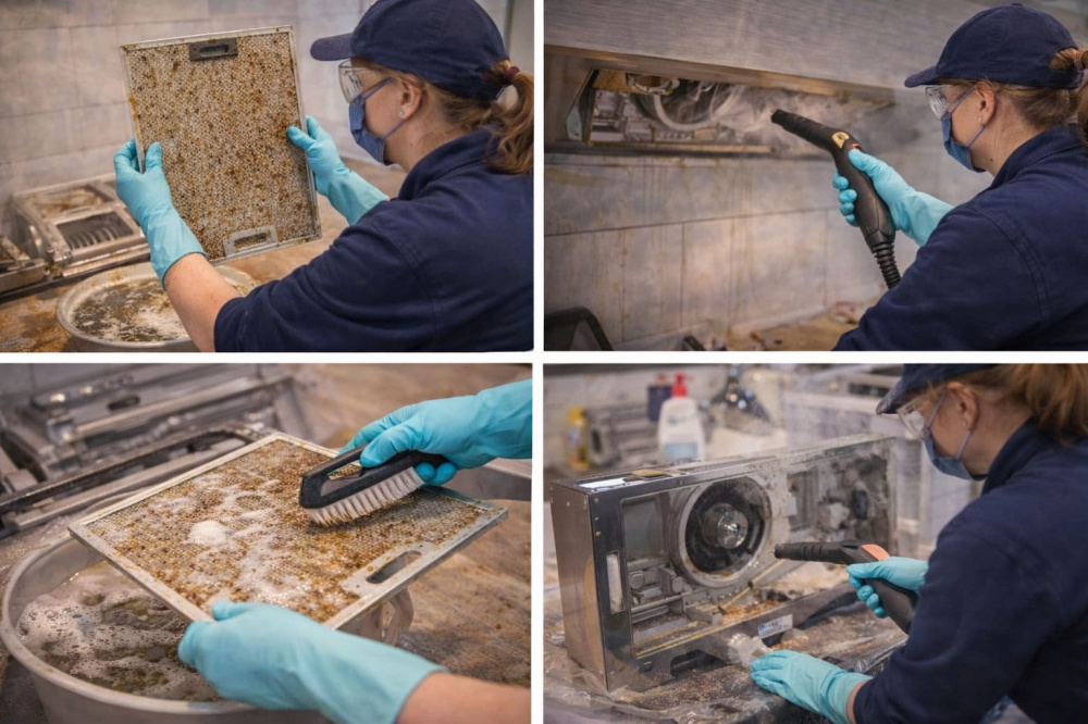 Професійне очищення кухонної витяжки у Вінниці