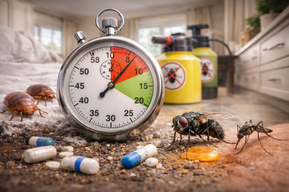 Скільки діє професійна дезінсекція