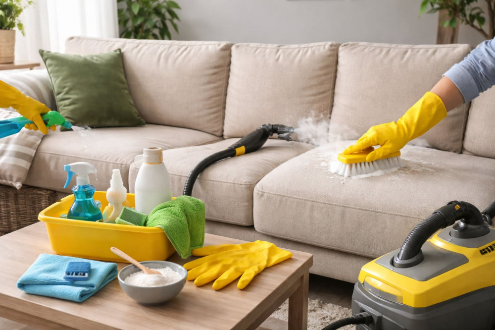 Як почистити диван у домашніх умовах у Вінниці