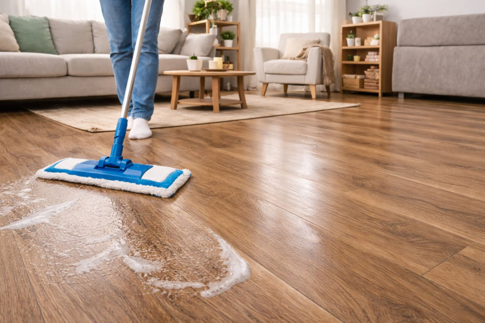 Як правильно мити ламінат без розводів