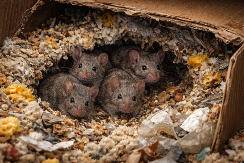 Як виглядає гніздо миші